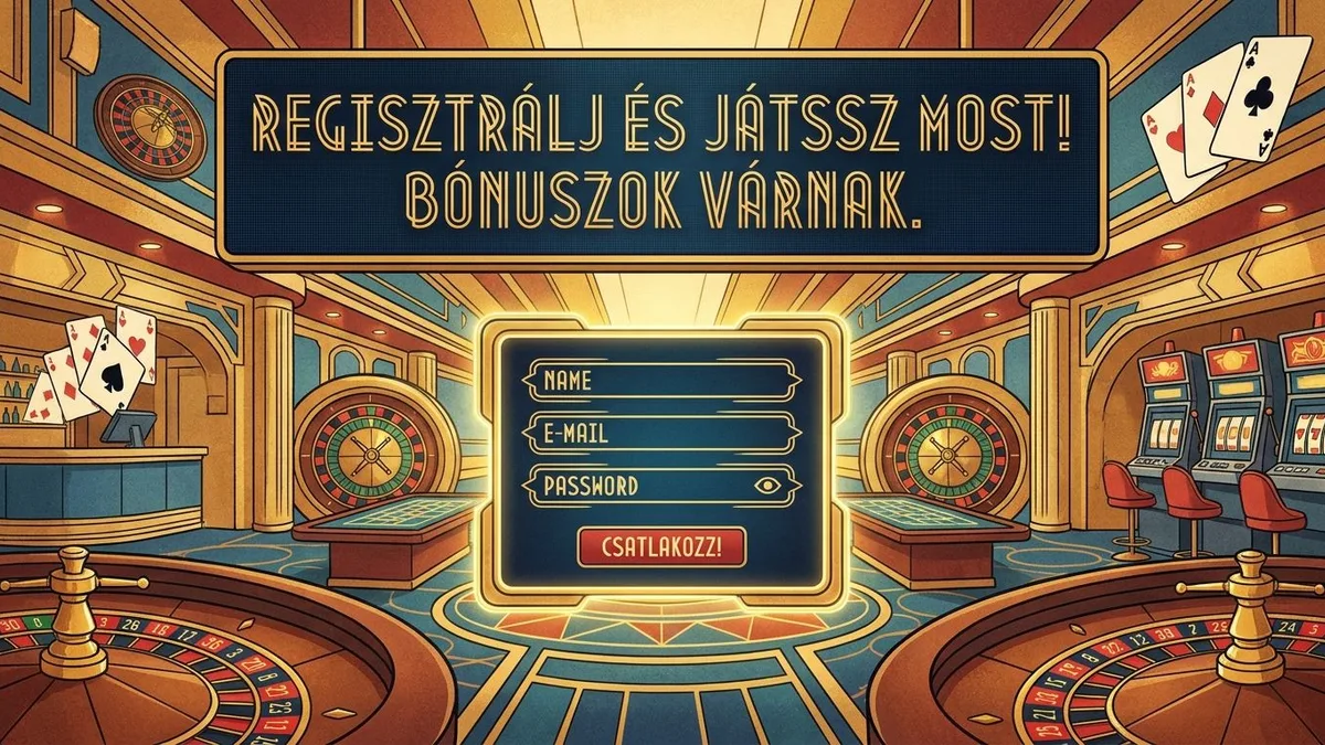 Regisztráció bónusszal